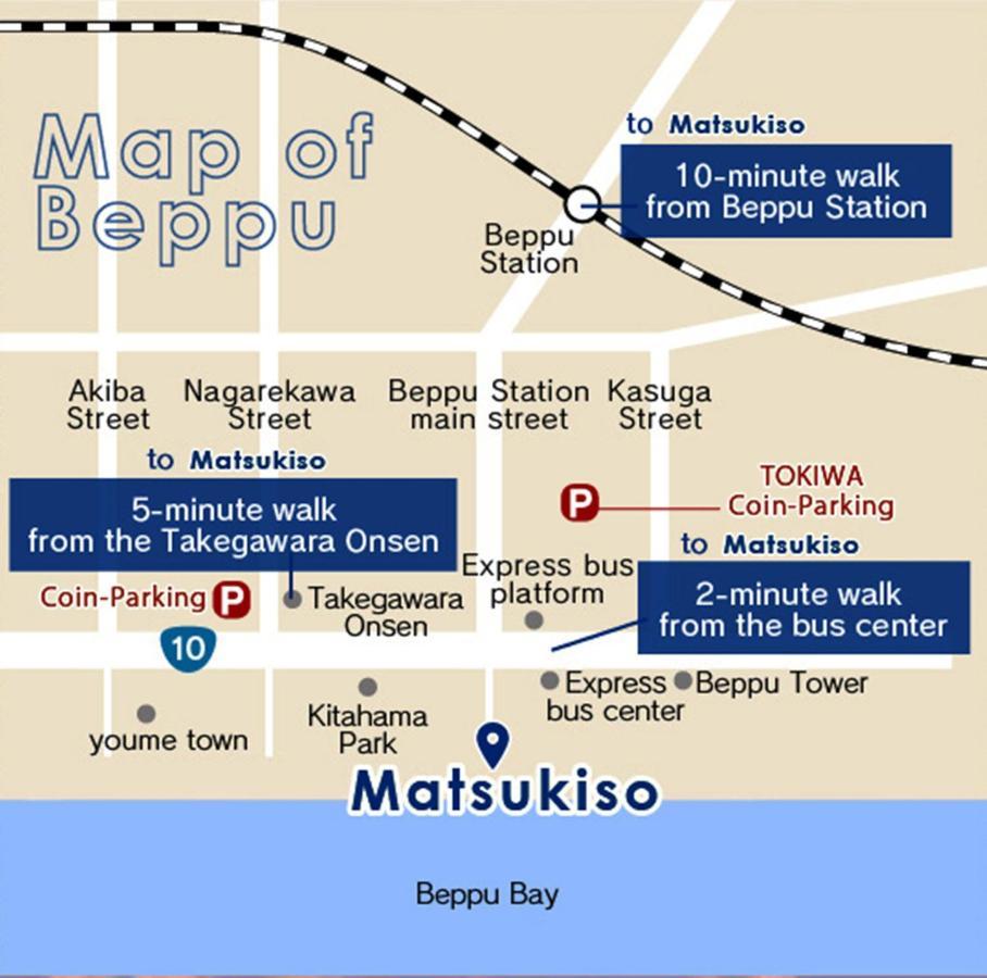 Guest House Matsukiso Beppu Exterior foto